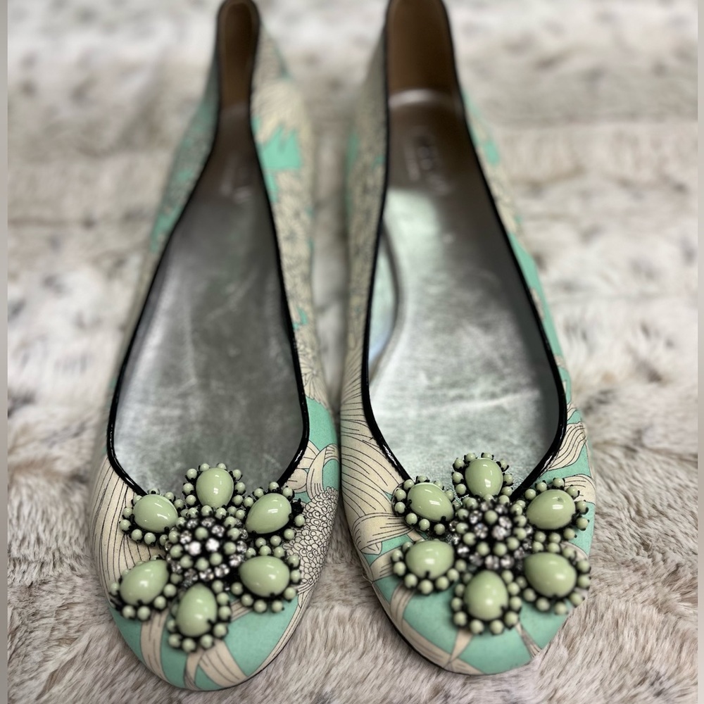 Rare J.Crew Collection Jeweled Flats